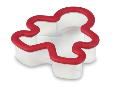 Gingerbread Man Grippy Cookie Cutter - Click Image to Close
